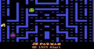 El Jr. Pac-Man de Atari, que se terminó en 1984, pero no se lanzó hasta 1988.